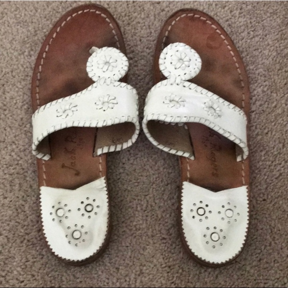 Jack Rogers Sandals White